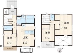 入間町貸家の間取り画像