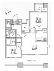 レジディア新御徒町Ⅱの間取り画像