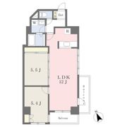 レジデンシア東別院の間取り画像