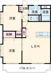 ユーミースマイルIIの間取り画像