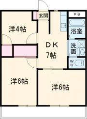 渡辺コーポの間取り画像
