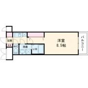 レジディア京都駅前の間取り画像