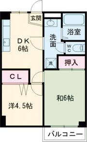 セルサス大道弐番館の間取り画像