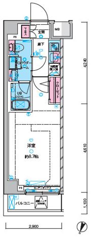 ガリシア西馬込の間取り画像