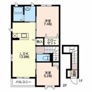 クラヴィエ壱番館の間取り画像