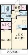 アモリールⅡの間取り画像