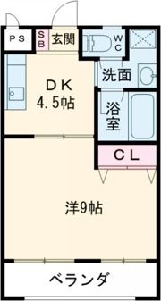 コムフォート21の間取り画像