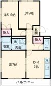 パルデンス・エコノⅠの間取り画像