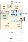 ネオス柳川城下の邸の間取り画像