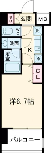 サンレムート・江坂ウエストの間取り画像