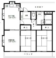 増島ハイツの間取り画像