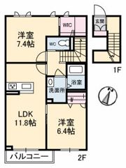 ラ・ヴィータ尾上の間取り画像