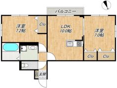 Central Villa K（セントラルヴィラケイ）の間取り画像