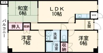 マイシティ101の間取り画像