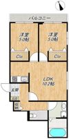 Central Villa K（セントラルヴィラケイ）の間取り画像