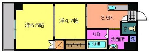 ディアコート大芝の間取り画像