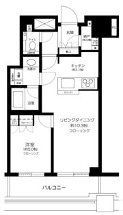 プラウドタワー千代田富士見の間取り画像