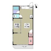 大栄コーポの間取り画像