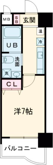 アドバンス神戸プラージュの間取り画像