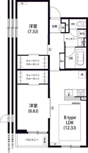 リブリ・八木の間取り画像