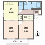 キャンバーAの間取り画像