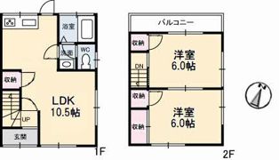 K・カーサ仁の間取り画像