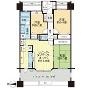 レクセルマンション京成高砂の間取り画像