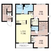 フェルミエ Aの間取り画像