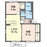 セピアコートAの間取り画像