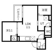 Jack okegawaizumiⅠの間取り画像