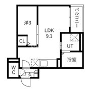 Jack okegawaizumiⅠの間取り画像