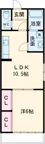 大竹コーポの間取り画像