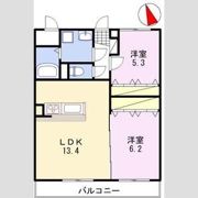 カーサフェリーチェの間取り画像