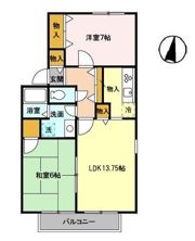 ラフォーレ皇山の間取り画像