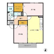 サンライズ Bの間取り画像
