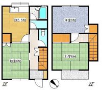 日比野ハイツCの間取り画像