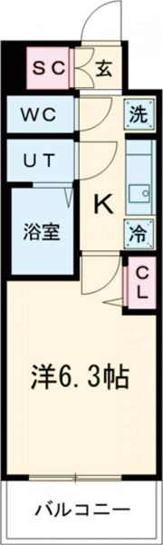 ファステート東大阪アダマスの間取り画像