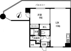 コーポSTの間取り画像