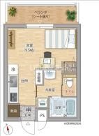 T様共同住宅の間取り画像