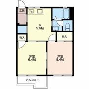 フラッツゆう Bの間取り画像