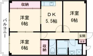フレッド滝野の間取り画像