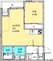 GRANDTICフロンティアⅡの間取り画像