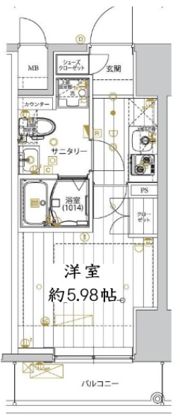 レガリス品川サウスの間取り画像