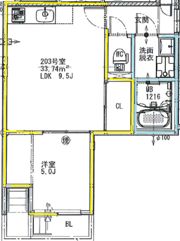 GRANDTICオルゲント4号の間取り画像