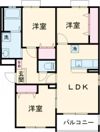 Muu.朽網駅北の間取り画像