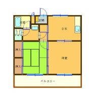 第2宗コーポBの間取り画像