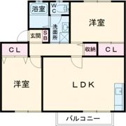 ソシアBの間取り画像