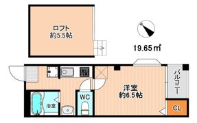 レガリータ天神東Ⅱの間取り画像