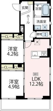 リストーロ．Kの間取り画像
