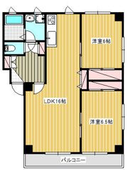 ルミエール東海岸Bの間取り画像